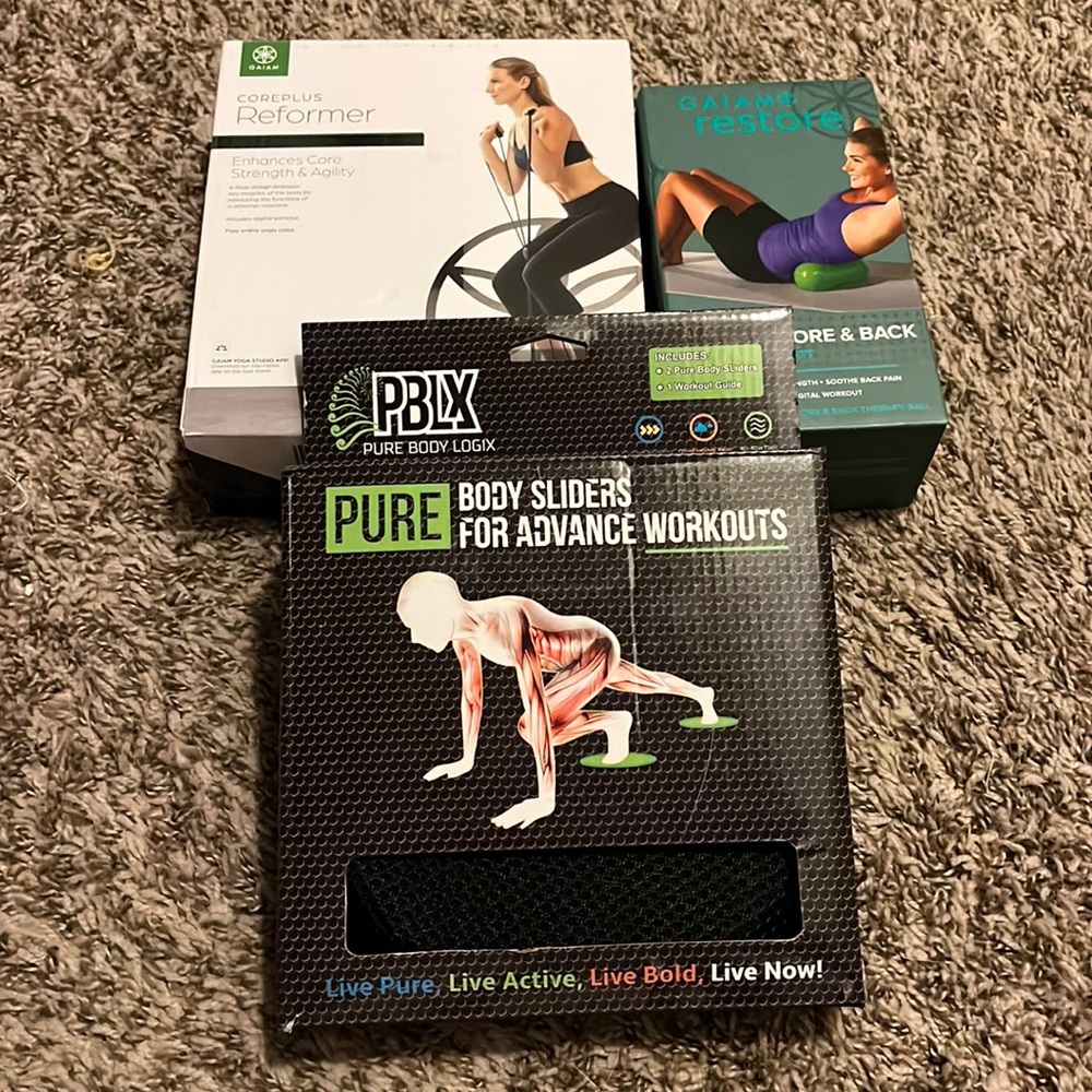 3 kits for core workouts
